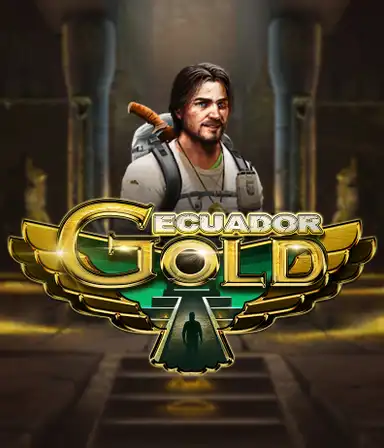 ELK Studios' Ecuador Gold slot displayed with its lush jungle backdrop and symbols of South American culture. Highlighted in this image is the slot's dynamic gameplay and up to 262,144 ways to win, complemented with its distinctive features, making it an enticing choice for those interested in adventurous slots.